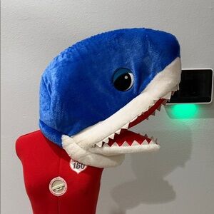 Blue Shark Head Costume
